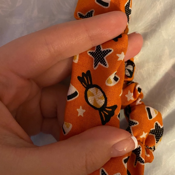 Handmade Halloween candy scrunchie! - Picture 2 of 2